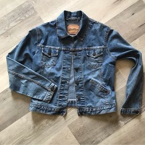 Levi Strauss Signature Women's Blue Denim Jacket - Misses Size Small (4/6)